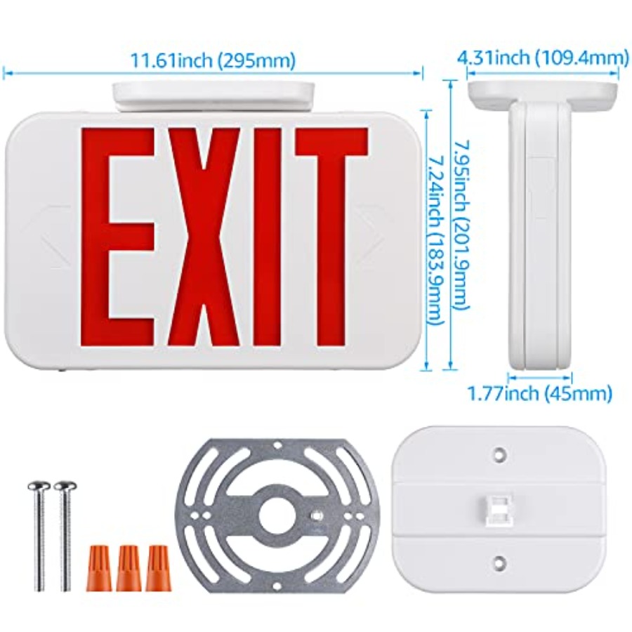 ป้ายไฟ LED ทางออกฉุกเฉิน พร้อม - Emergency Exit Sign บทวิจารณ์และราคา