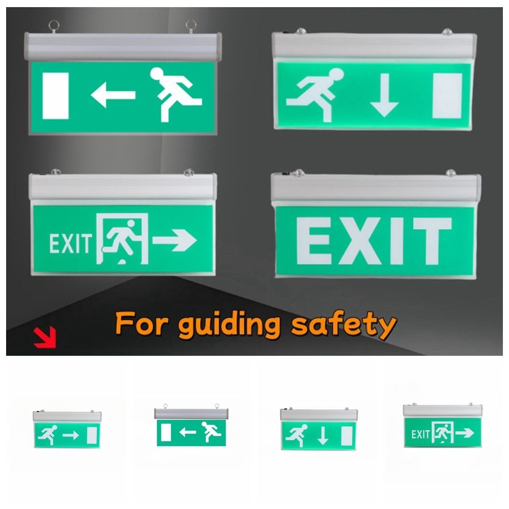 ไฟฉุกเฉิน LED เชิงพาณิชย์ ป้าย - Emergency Exit Sign บทวิจารณ์และราคา