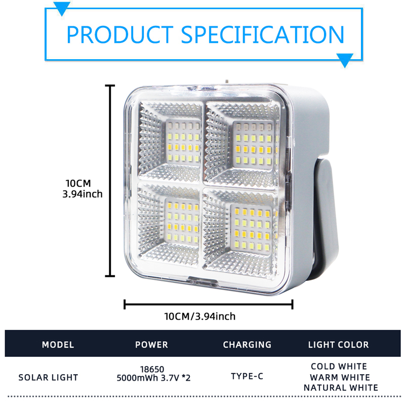 โคมไฟถนนพลังงานแสงอาทิตย์แบบชา - Power Outage Light บทวิจารณ์และราคา