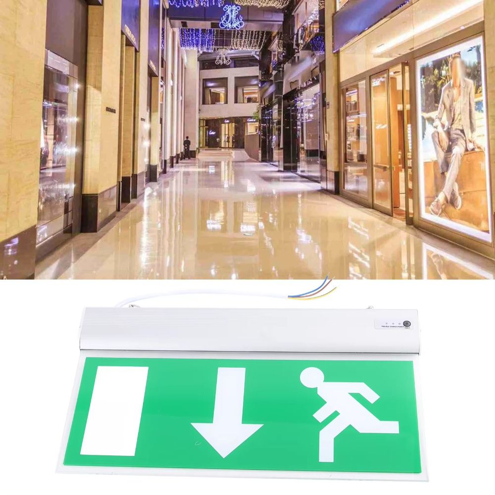 ไฟฉุกเฉิน LED เชิงพาณิชย์ 110- - Emergency Exit Sign บทวิจารณ์และราคา